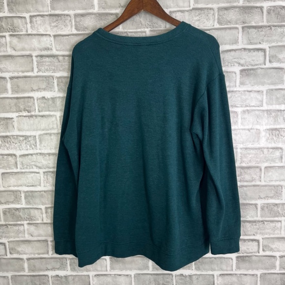 Orvis Hunter Green Modal Blend Super Soft Casual Pullover Sweatshirt Mens Large - Picture 4 of 8